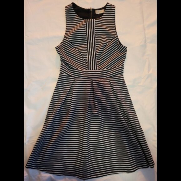 Altar'd State Navy and White Beachy Nautical Striped Dress Size Medium - Picture 3 of 5